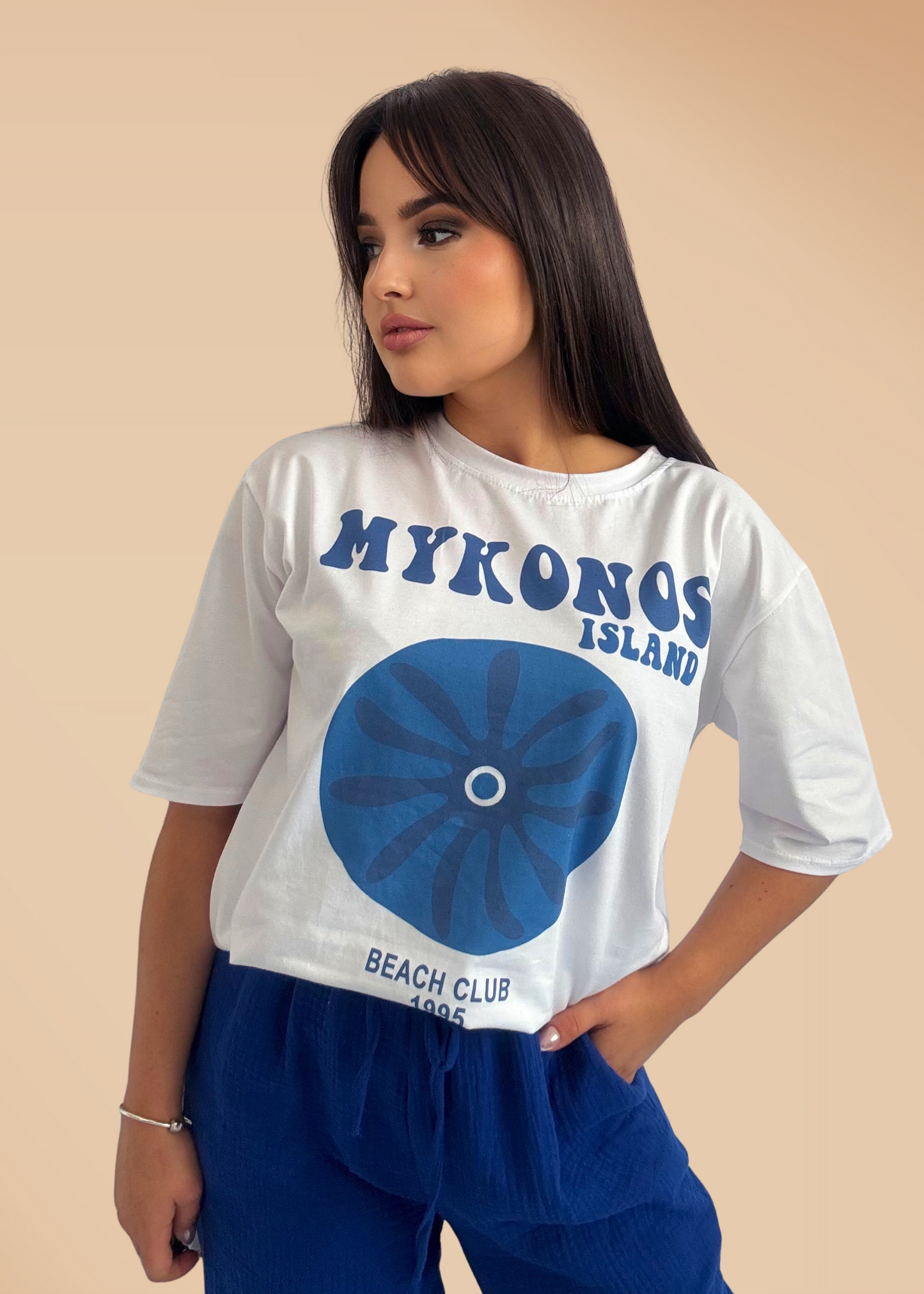 T-shirt Over Size Mykonos