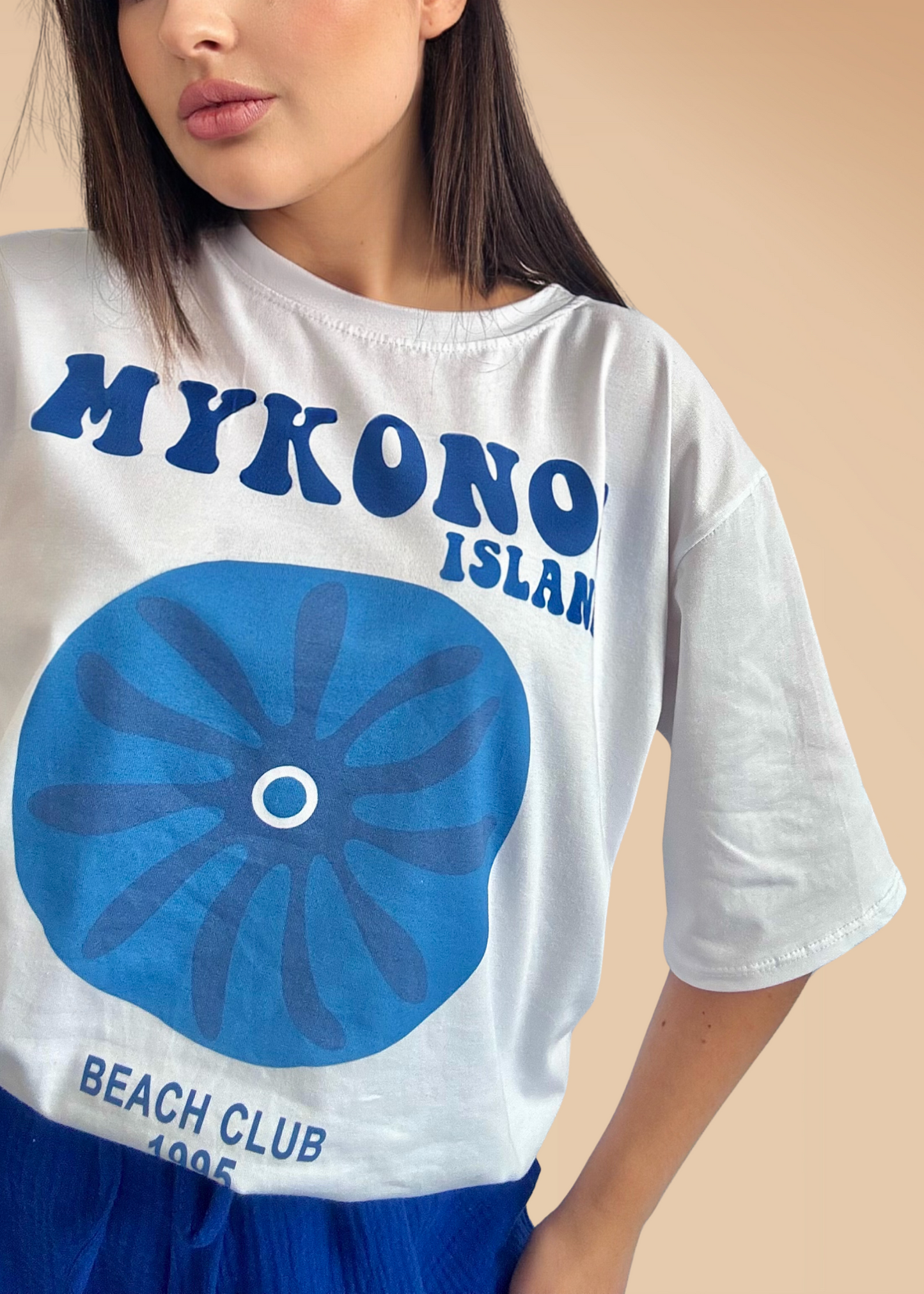 T-shirt Over Size Mykonos