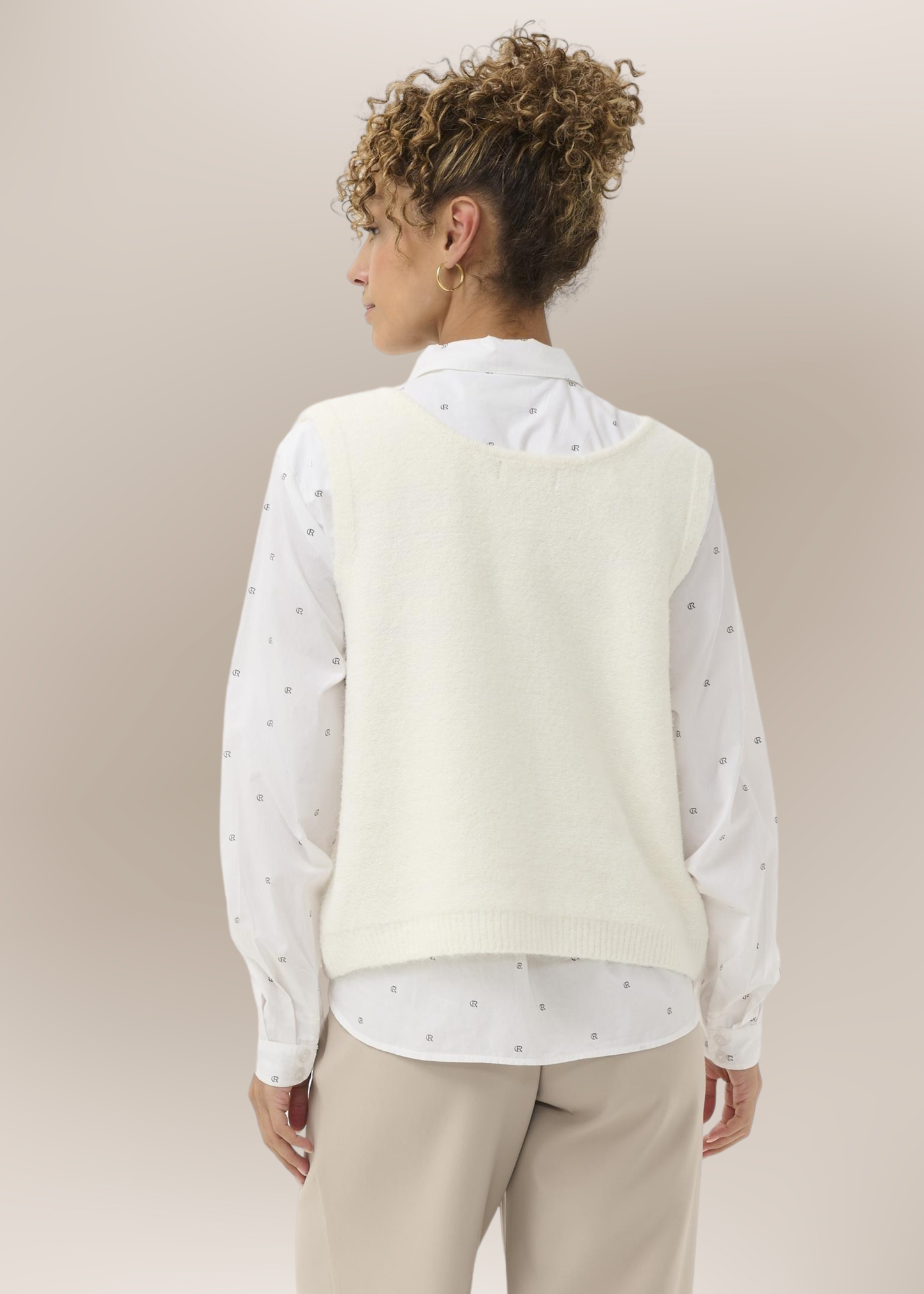 Gilet Sans Manches Noeuds Double