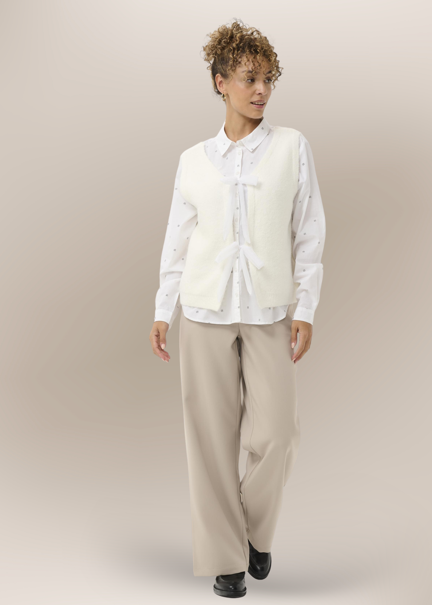 Gilet Sans Manches Noeuds Double