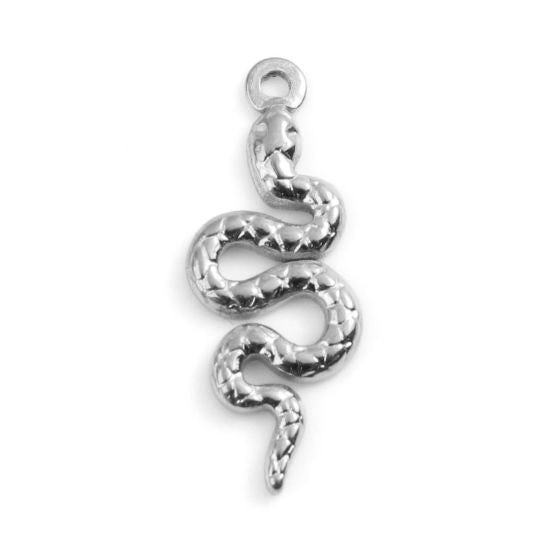 Serpent argenté - 20mm