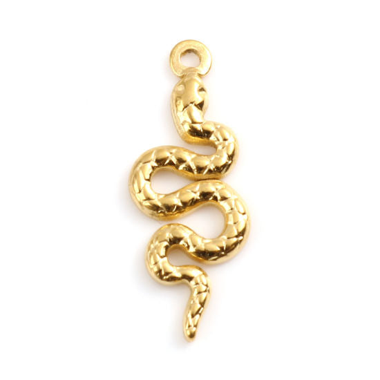 Serpent doré - 20mm