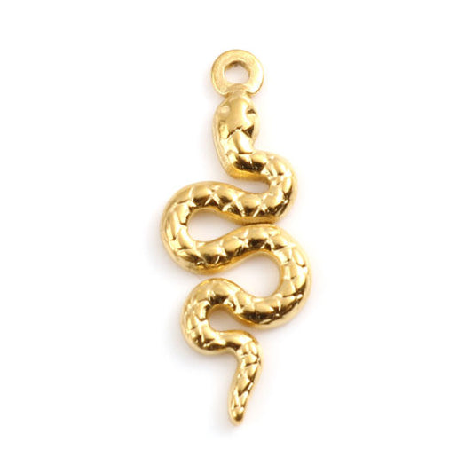 Serpent doré - 20mm