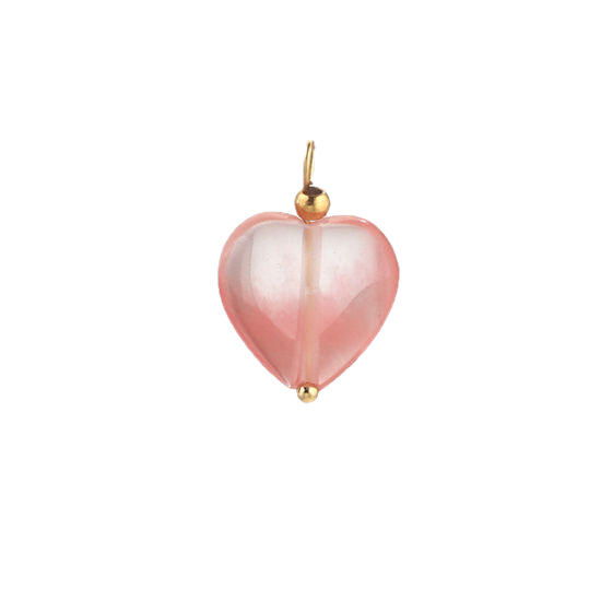 Coeur rose clair - 13mm