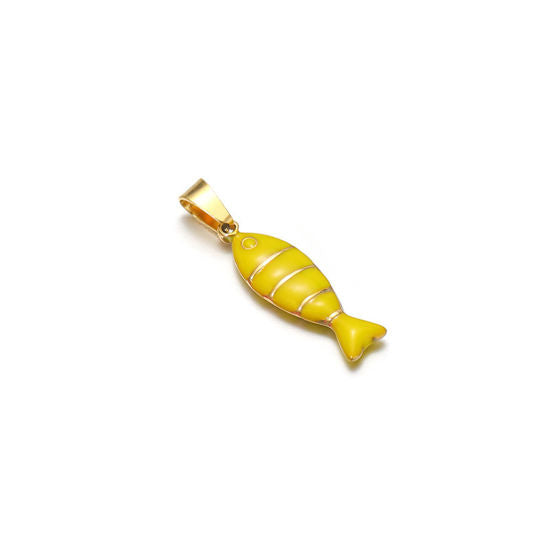 Sardine jaune - 4,5mm