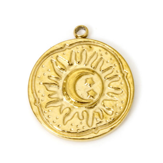Médaillon lune - 19mm