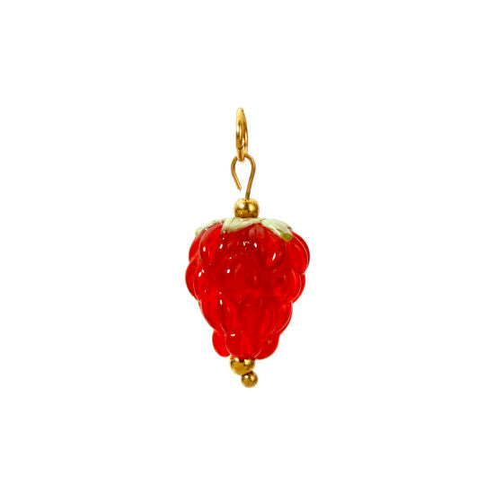 Framboise en verre - 30mm