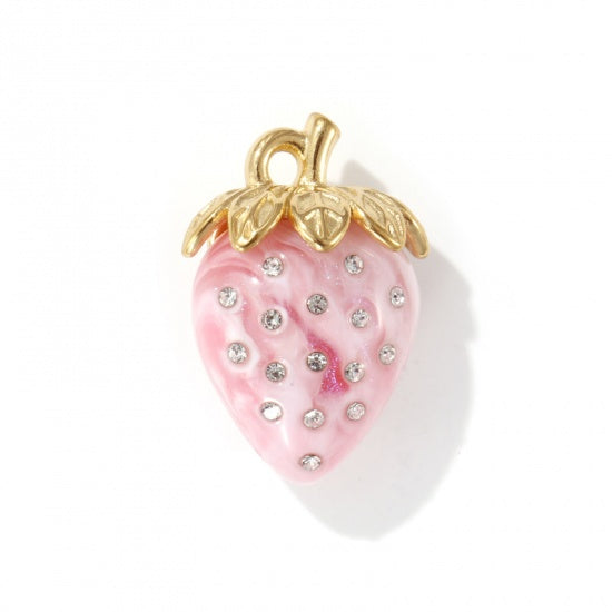 Fraise rose clair - 31mm
