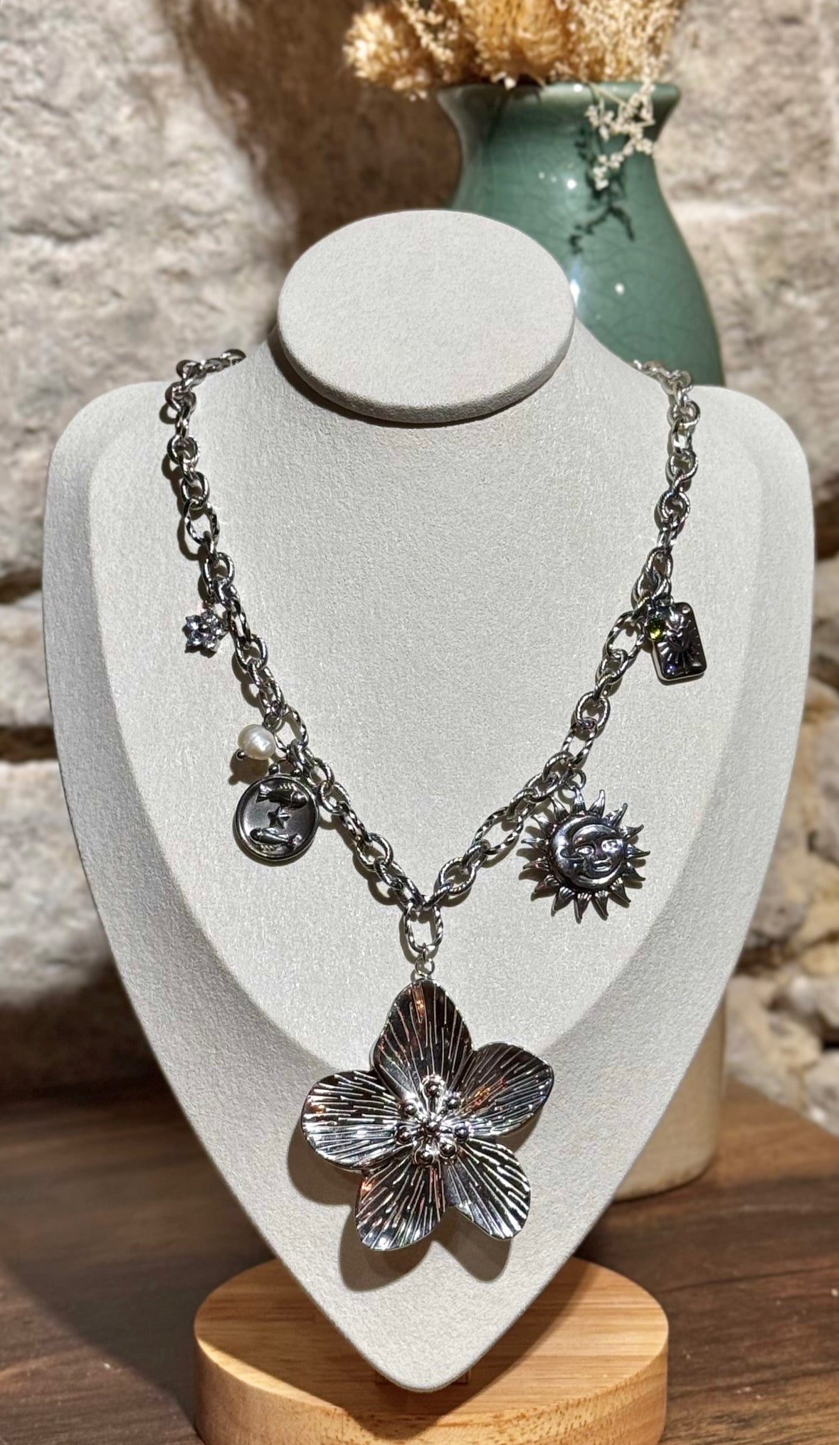 Collier personnalisé 5 breloques