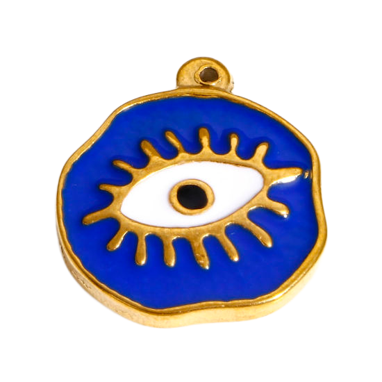 Oeil bleu foncé